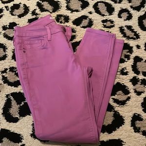 Purple Stretchy skinny Jeans SZ 4